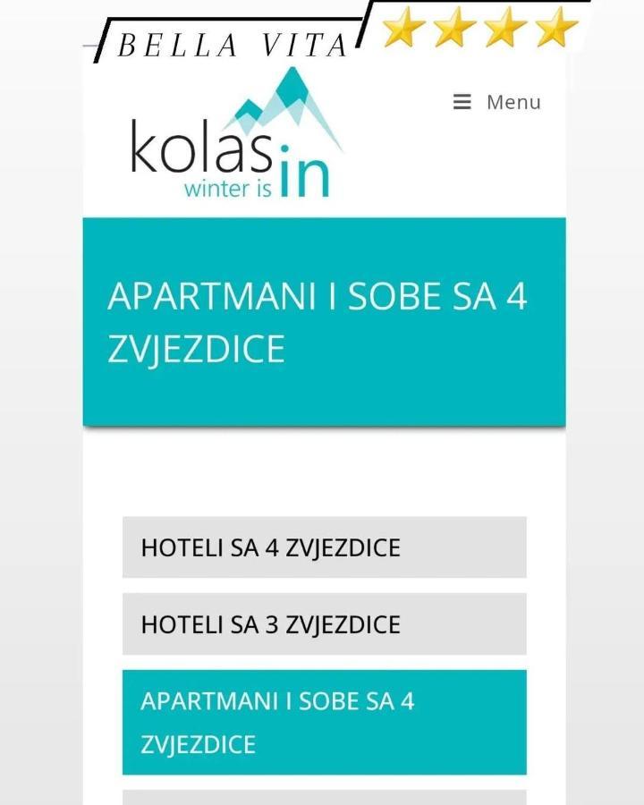 Apartman Bella Vita Kolašin Zewnętrze zdjęcie